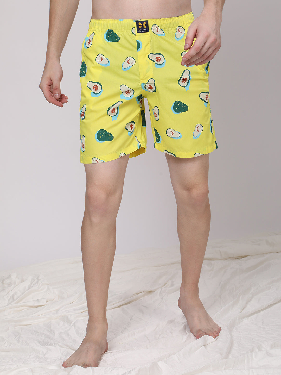 Men's 100% Cotton Lounge Boxers