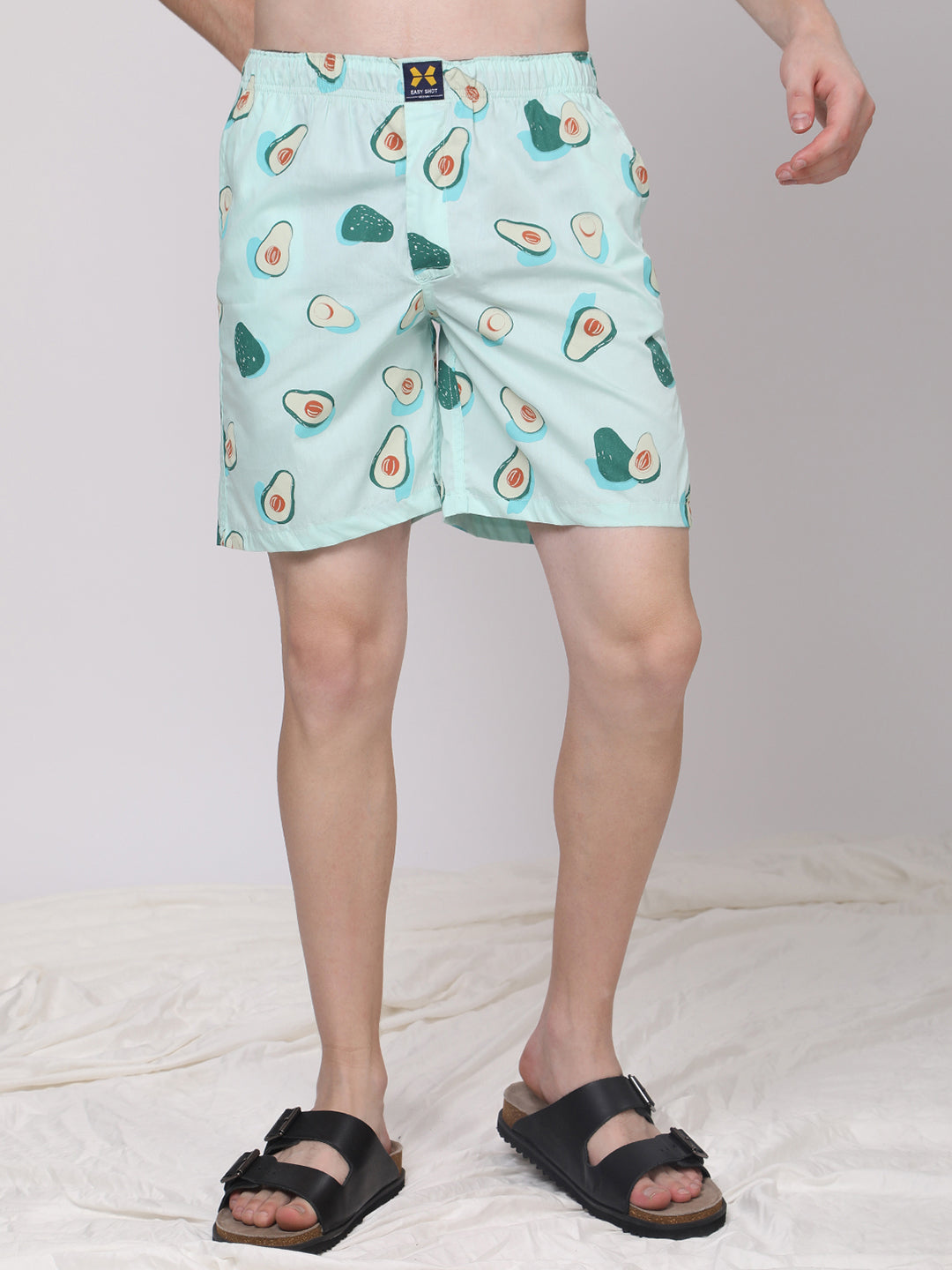 Men's 100% Cotton Lounge Boxers
