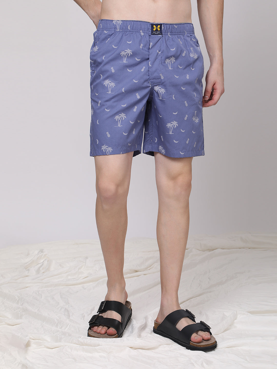 Men's 100% Cotton Lounge Boxers