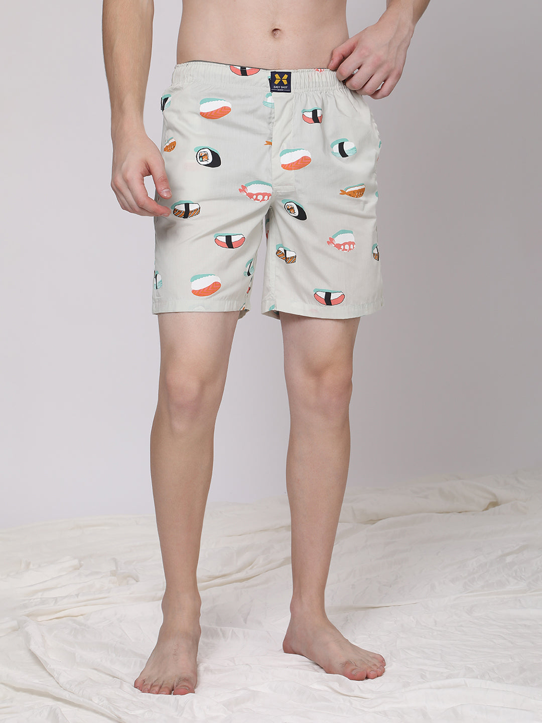Men's 100% Cotton Lounge Boxers