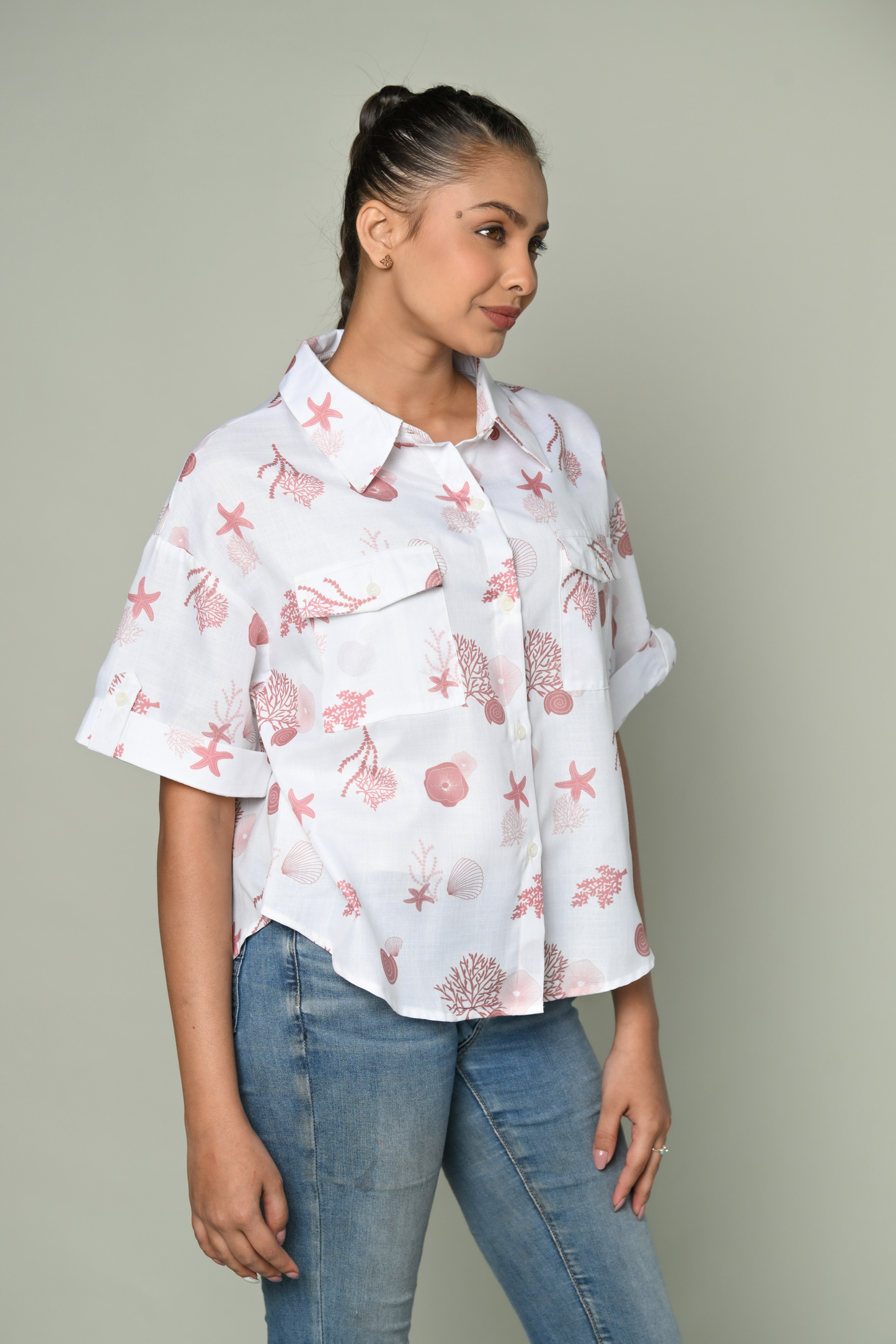 Women Half Sleevs Shirt