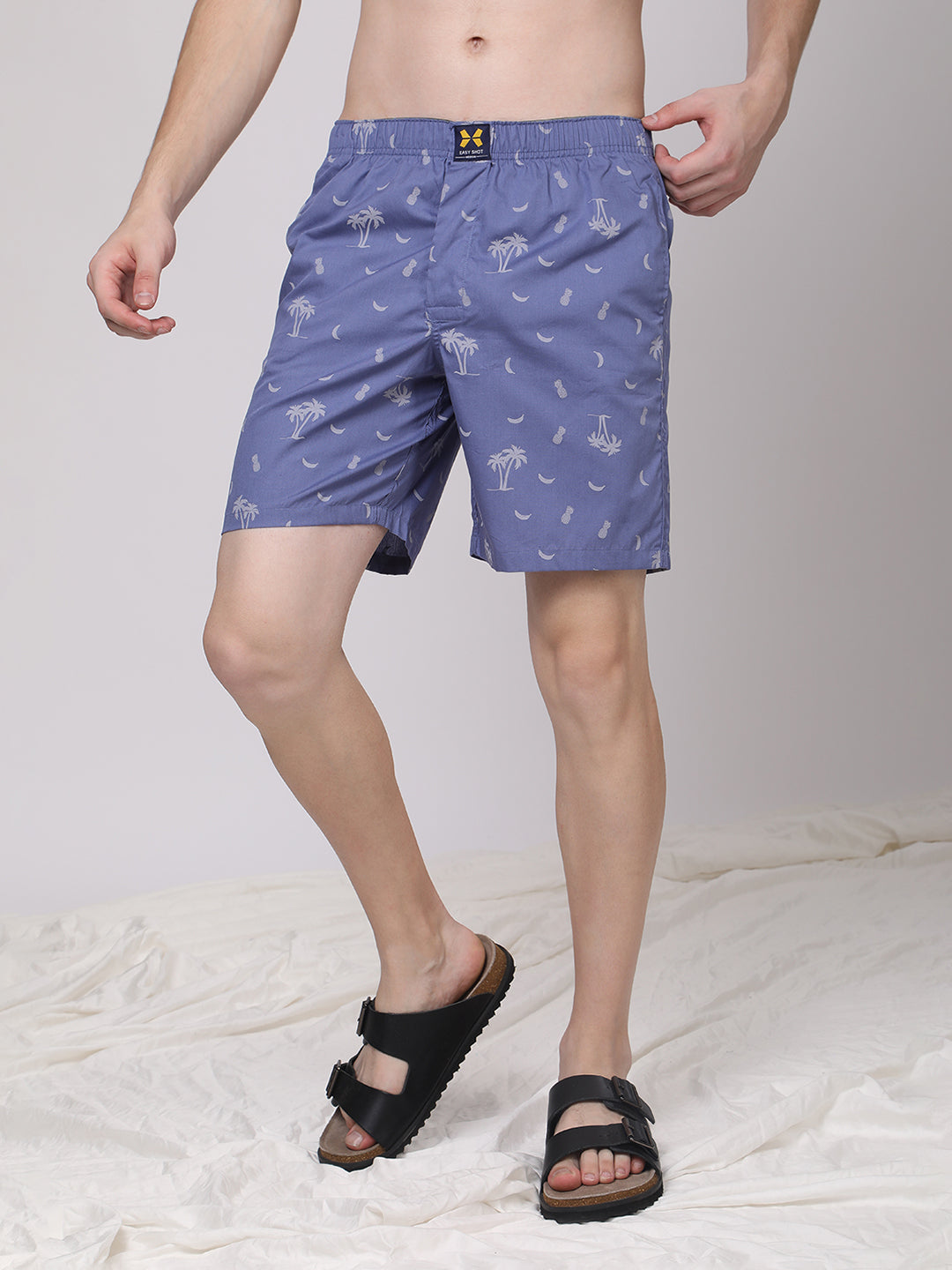 Men's 100% Cotton Lounge Boxers