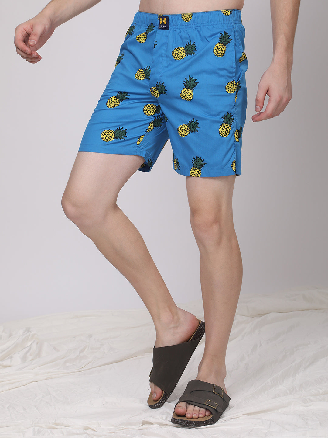 Men's 100% Cotton Lounge Boxers