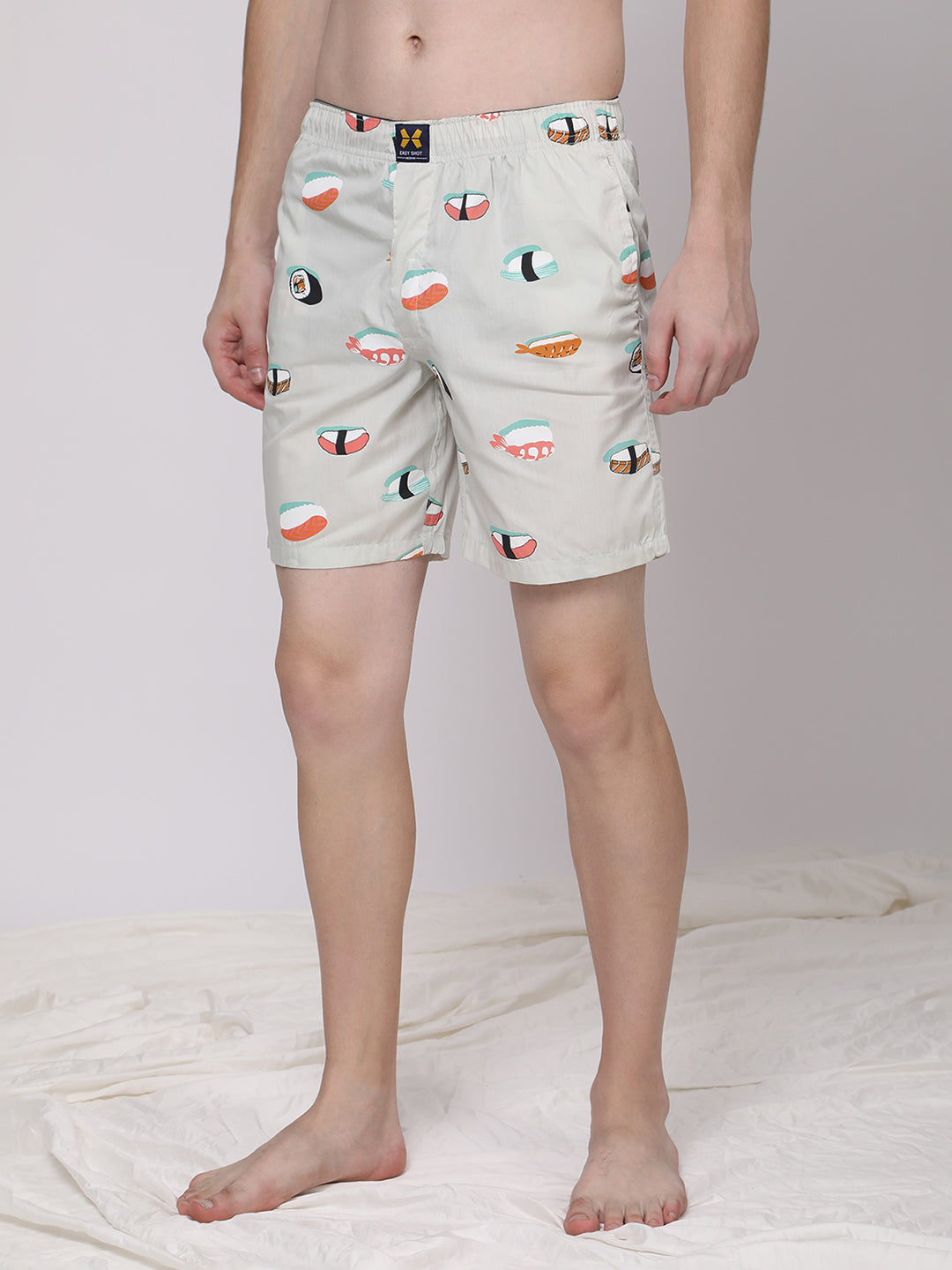 Men's 100% Cotton Lounge Boxers