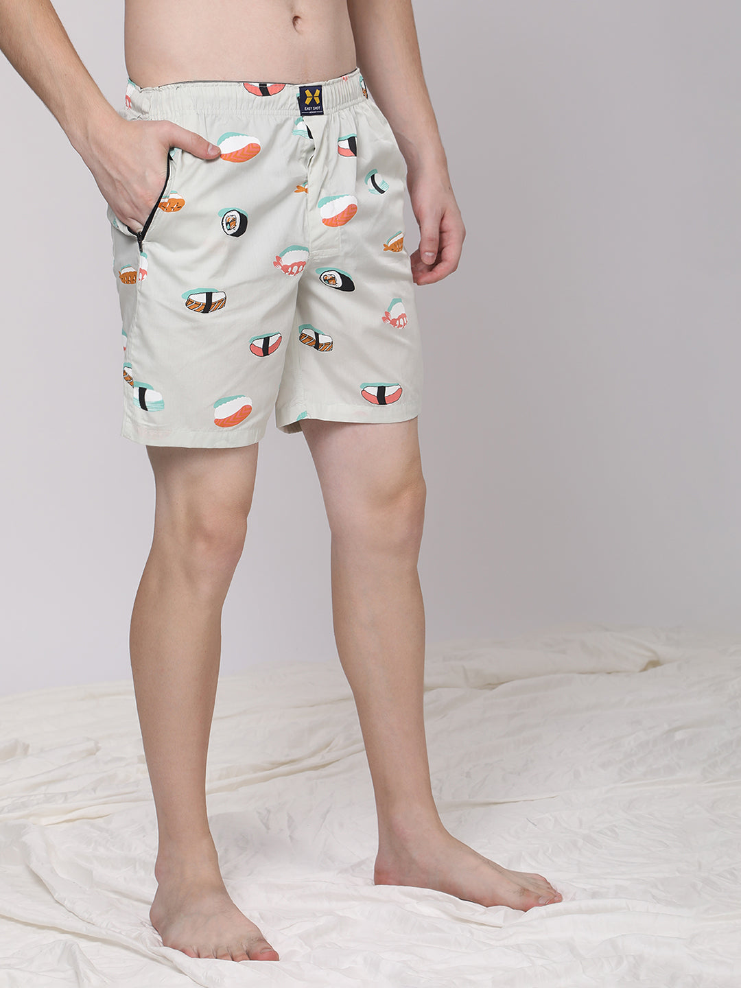 Men's 100% Cotton Lounge Boxers
