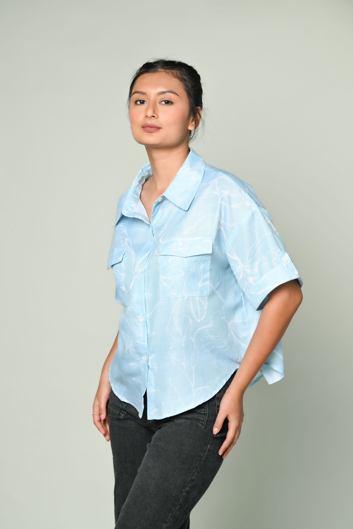 Women Half Sleevs Shirt