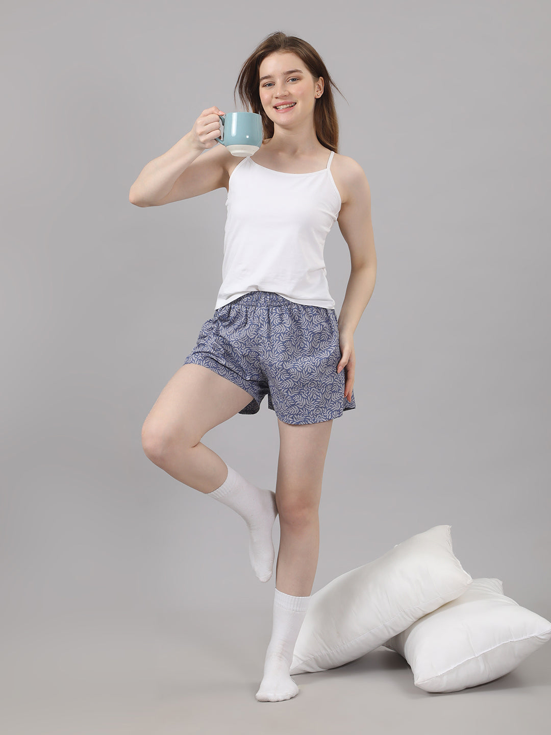 Women's 100% Cotton Lounge Boxers