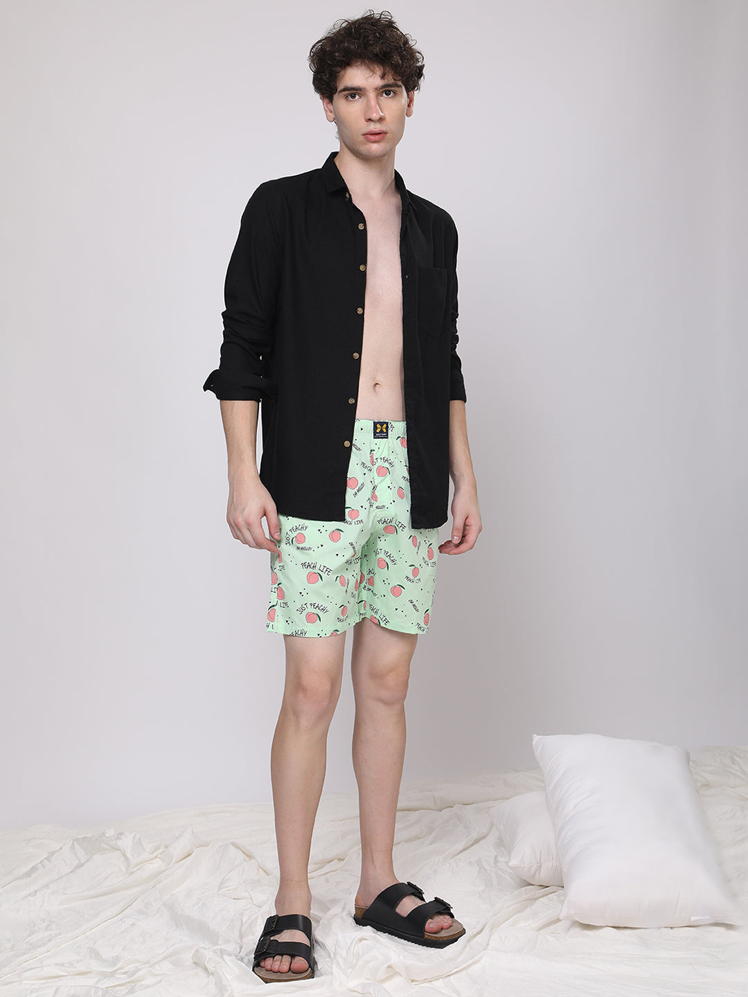 Men's 100% Cotton Lounge Boxers