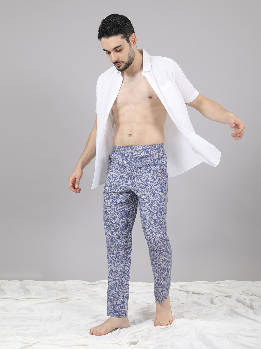 Men's 100% Cotton Lounge Pyjama