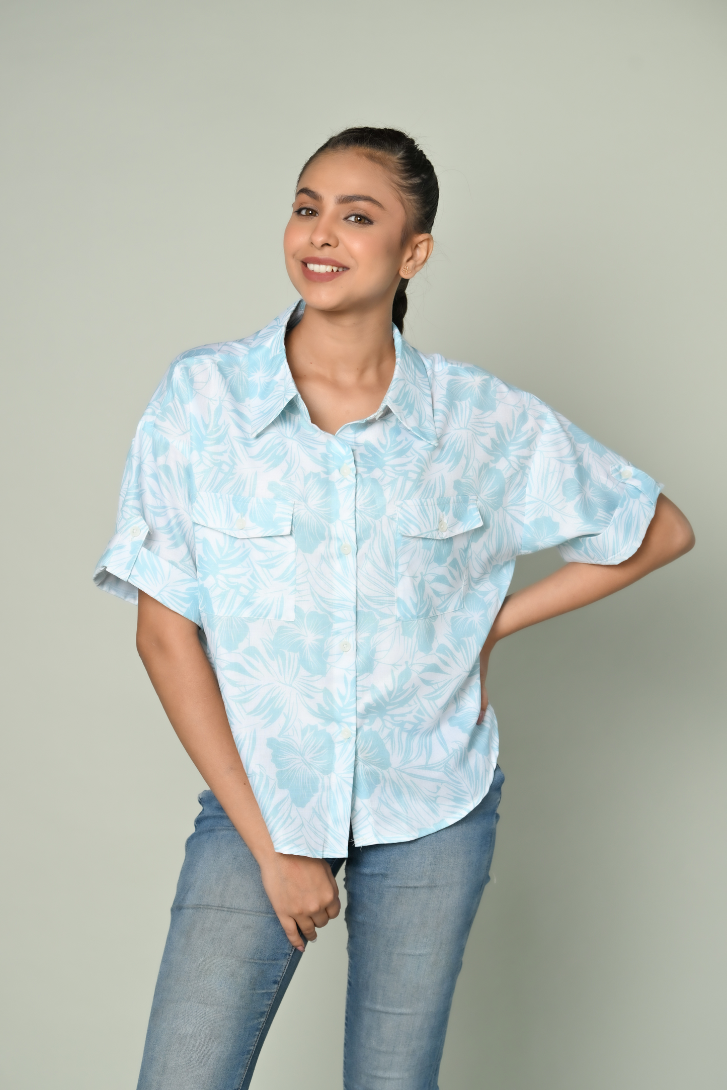 Women Half Sleevs Shirt
