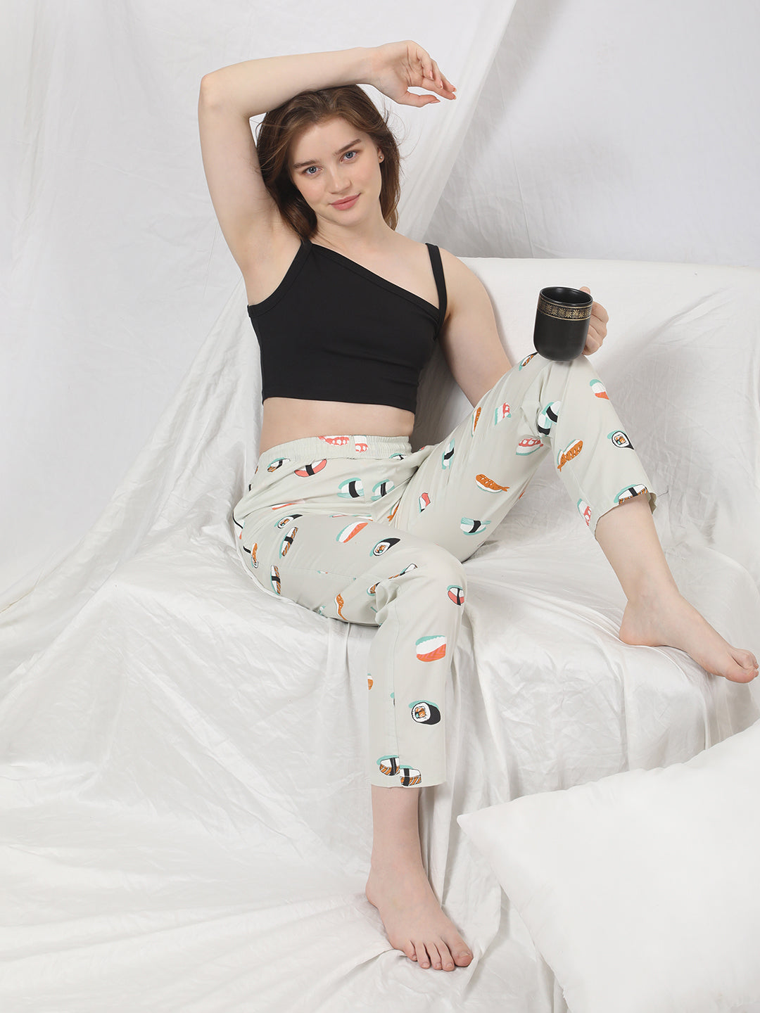 Women's 100% Cotton Lounge Pyjama