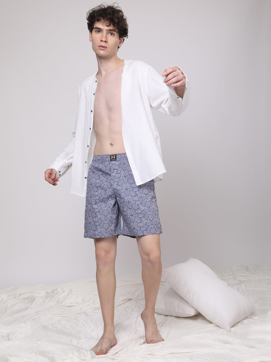Men's 100% Cotton Lounge Boxers