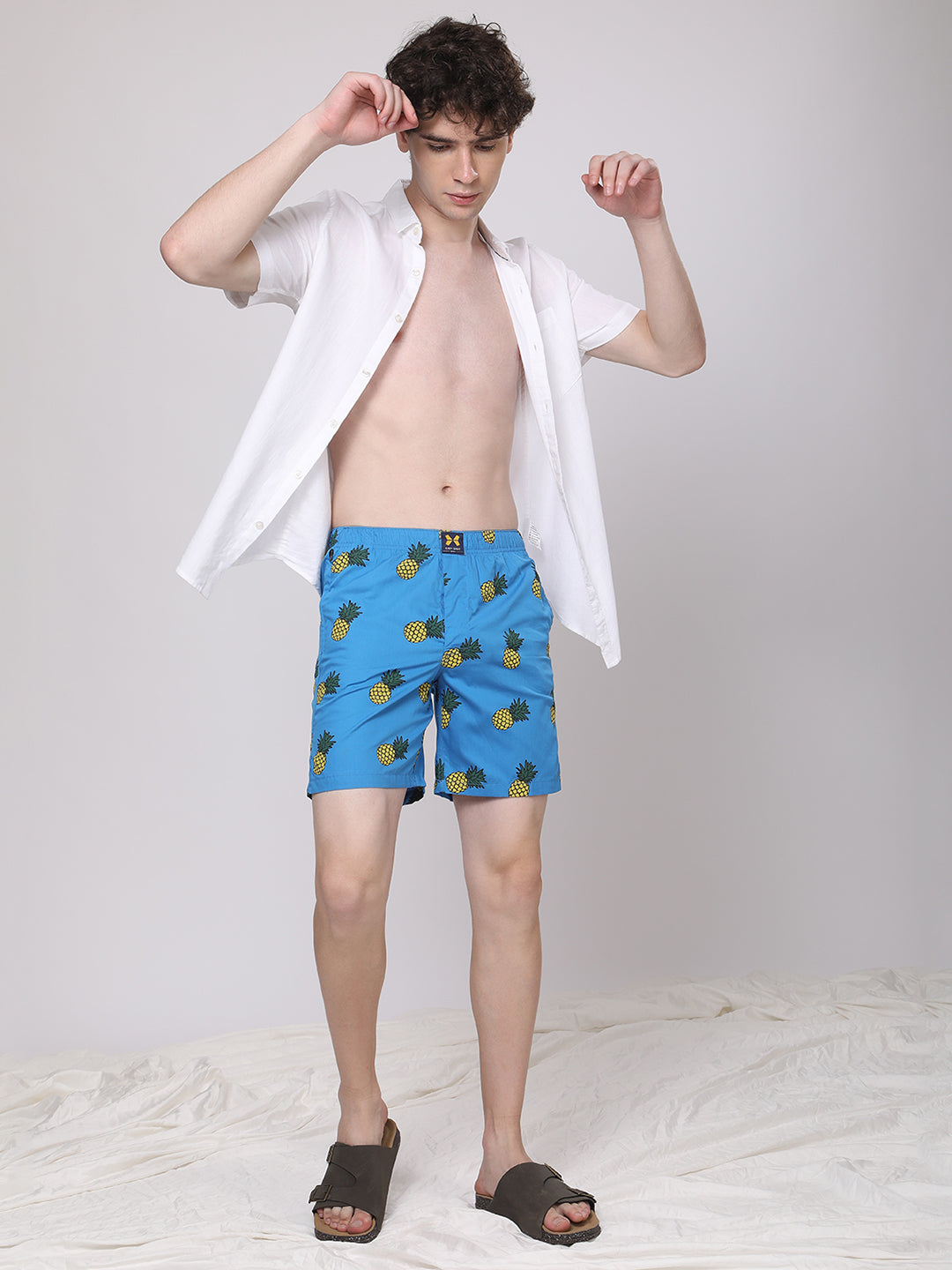 Men's 100% Cotton Lounge Boxers