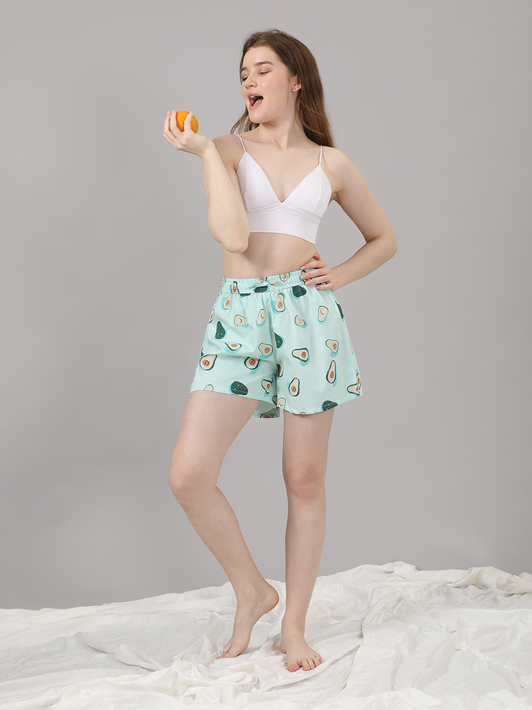 Women's 100% Cotton Lounge Boxers