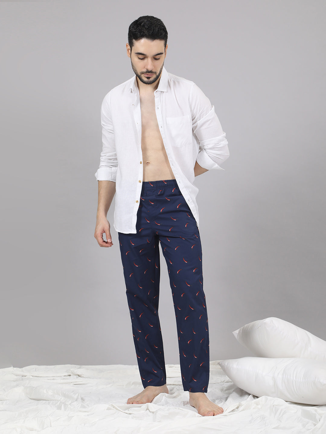 Men's 100% Cotton Lounge Pyjama