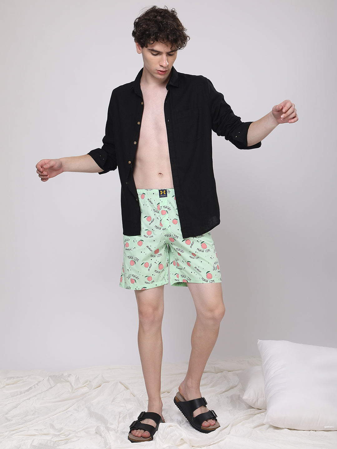 Men's 100% Cotton Lounge Boxers
