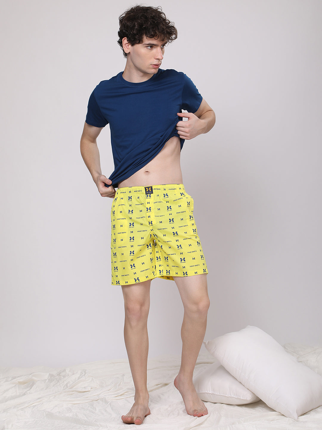 Men's 100% Cotton Lounge Boxers