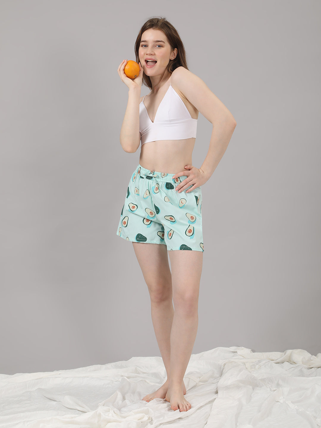 Women's 100% Cotton Lounge Boxers