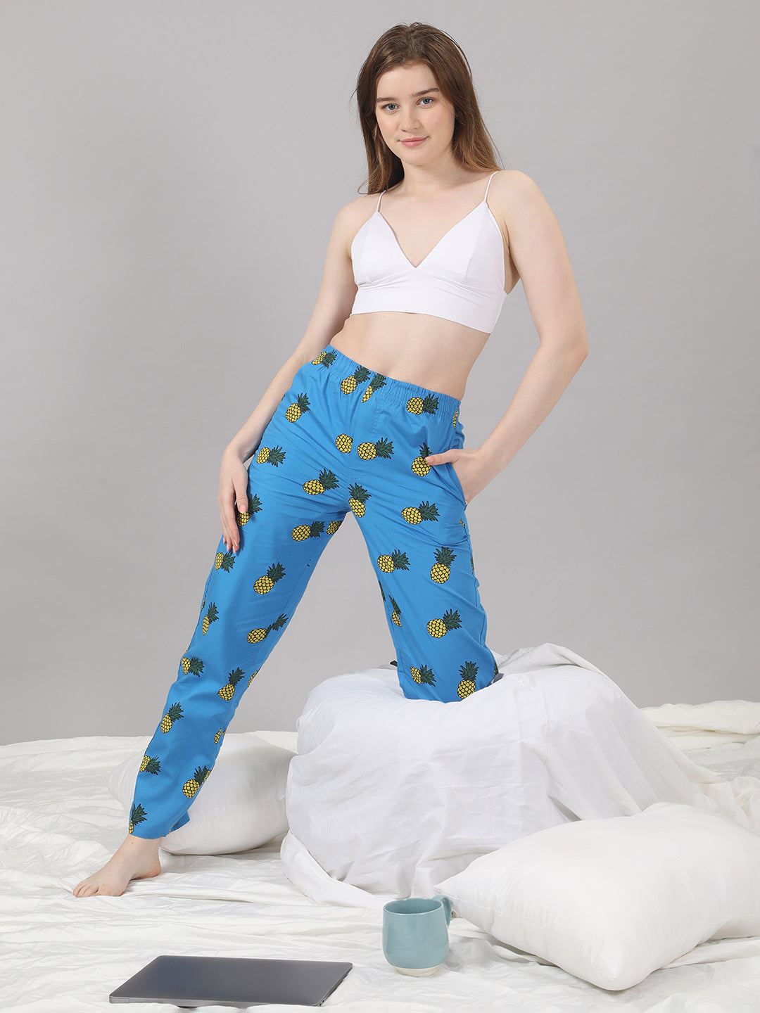 Women's 100% Cotton Lounge Pyjama