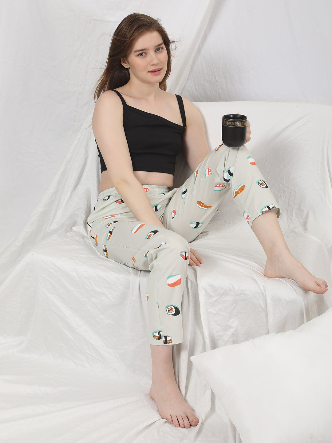 Women's 100% Cotton Lounge Pyjama