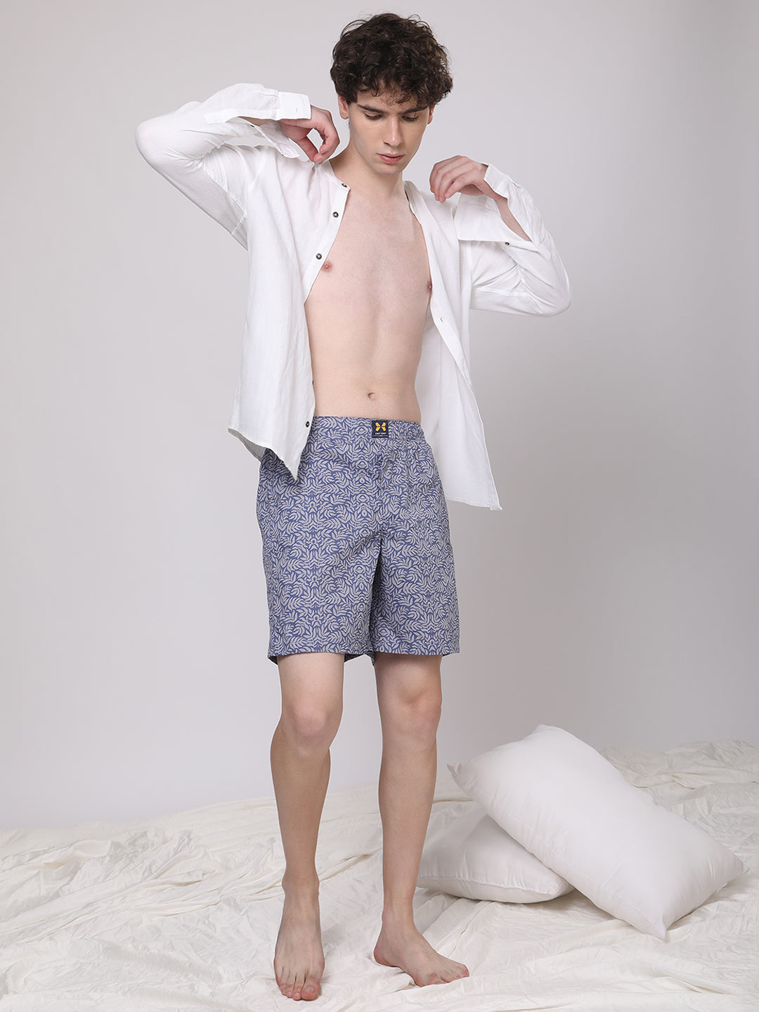 Men's 100% Cotton Lounge Boxers