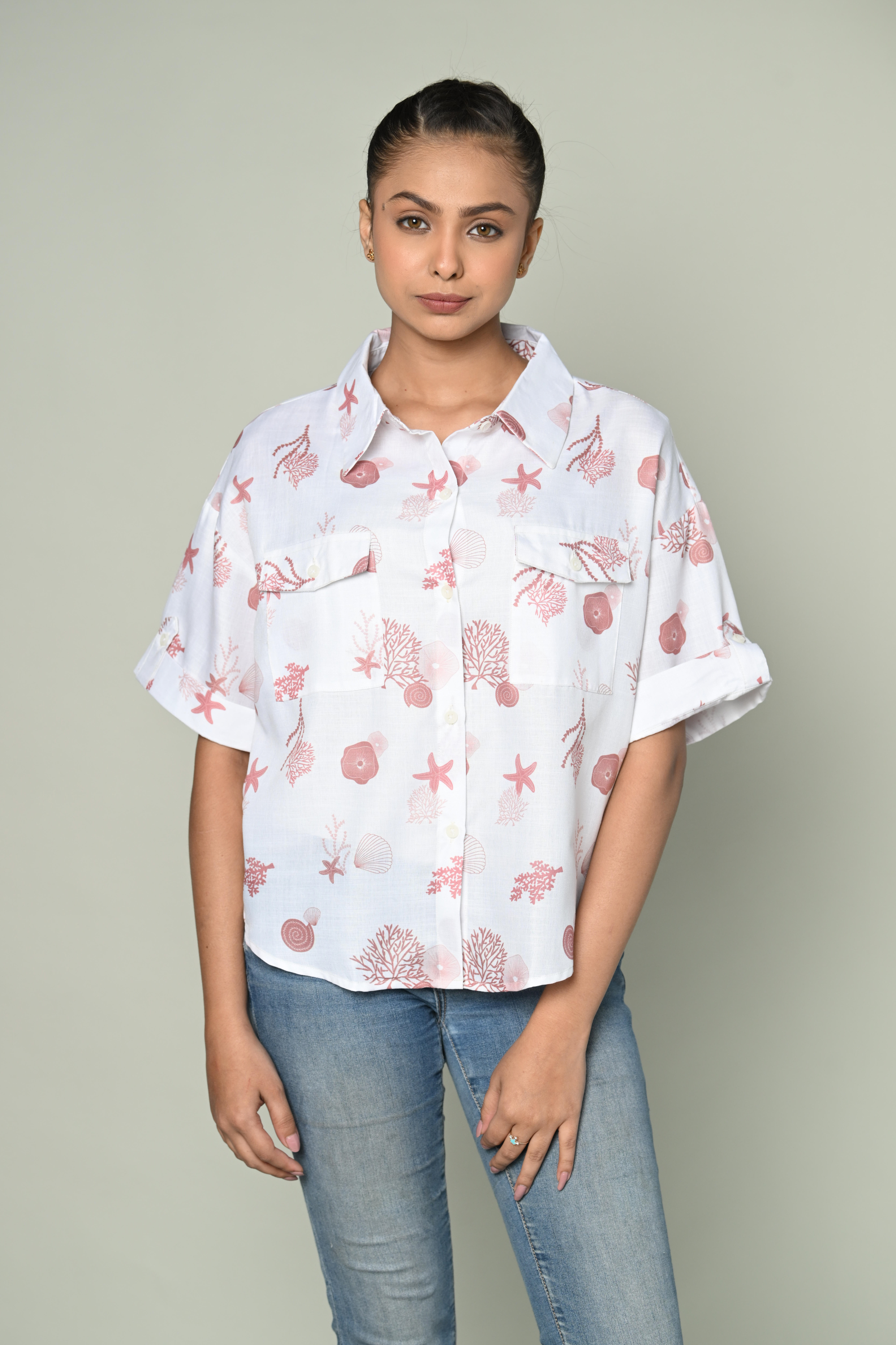 Women Half Sleevs Shirt