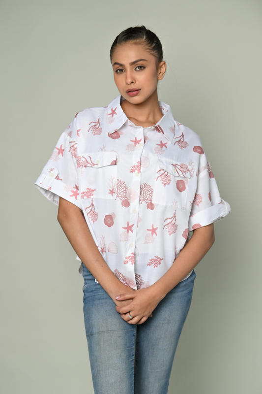 Women Half Sleevs Shirt