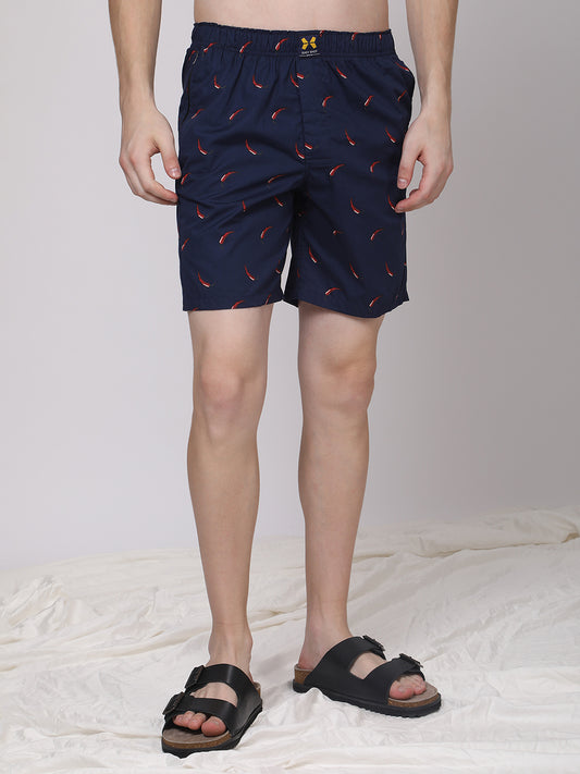 Men's 100% Cotton Lounge Boxers