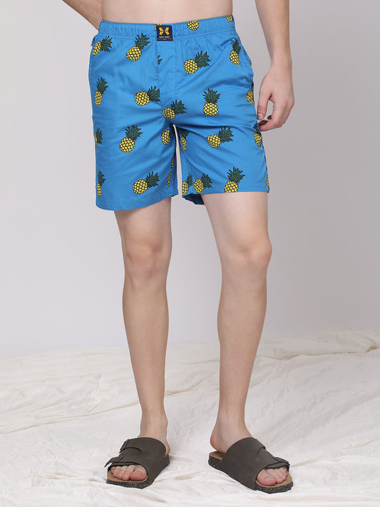 Men's 100% Cotton Lounge Boxers