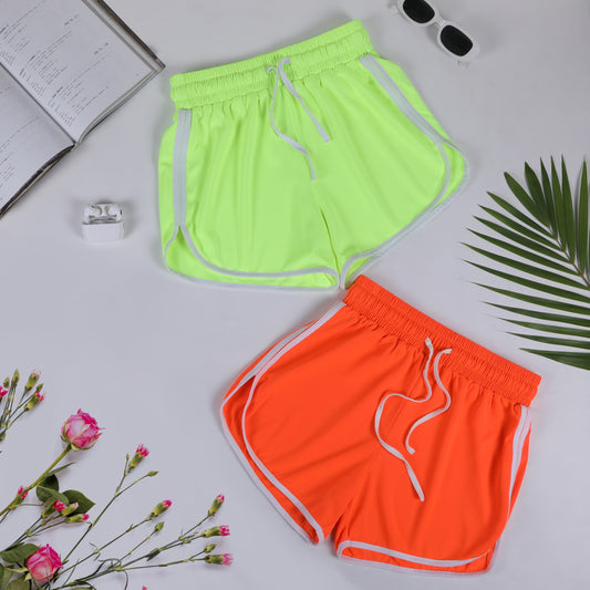 Neon Vibe Lounge Shorts – Set of 2