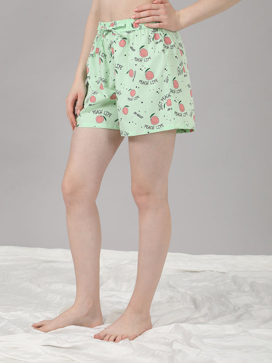Women's 100% Cotton Lounge Boxers