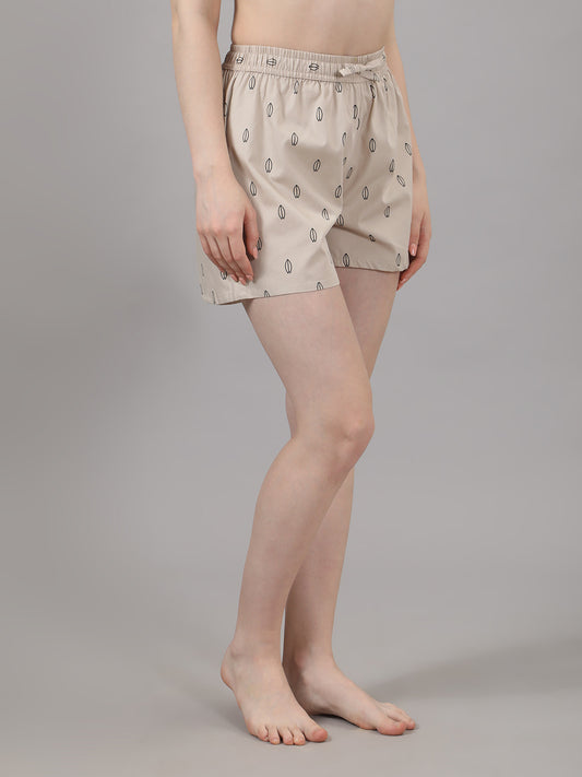 Women's 100% Cotton Lounge Boxers