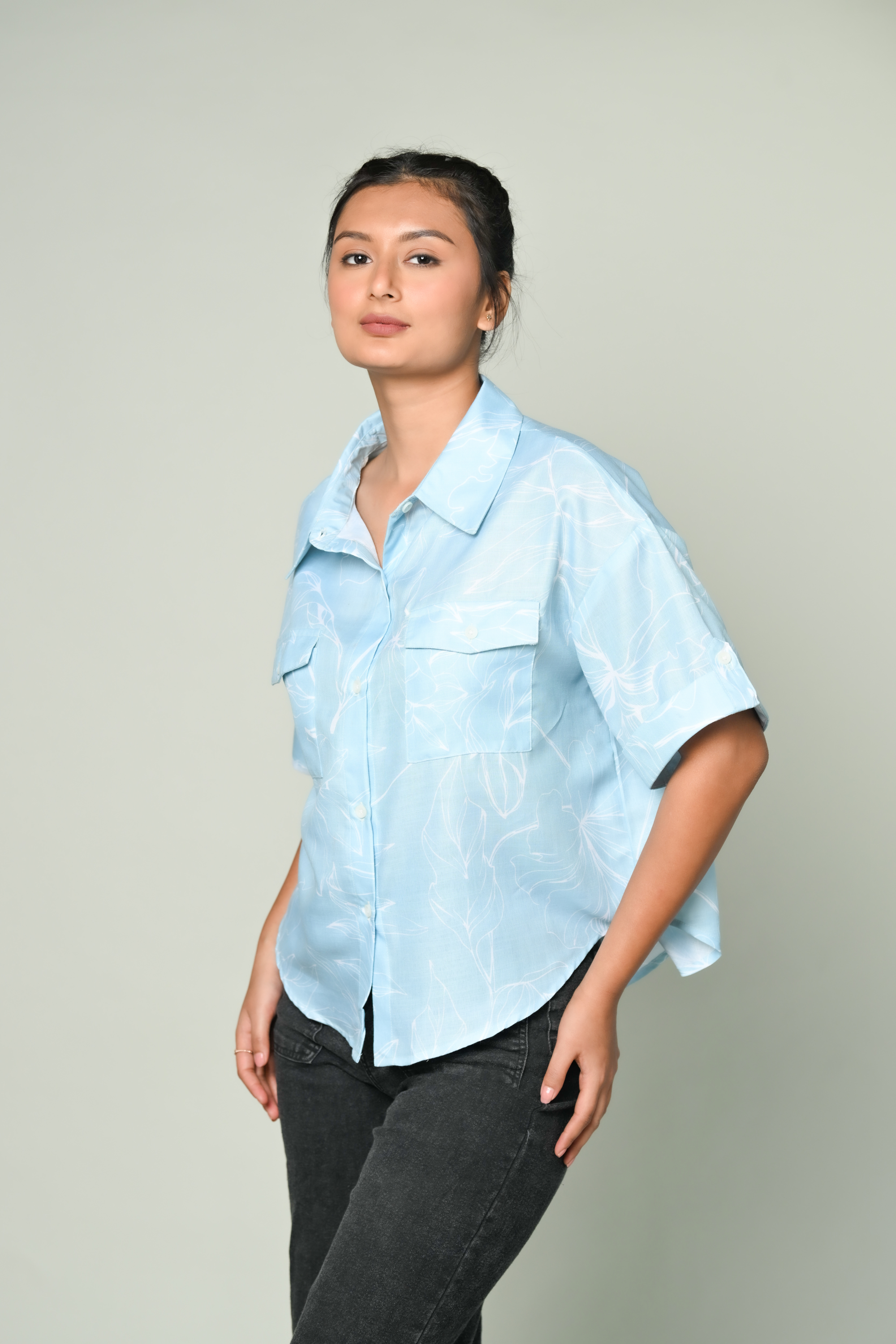 Women Half Sleevs Shirt