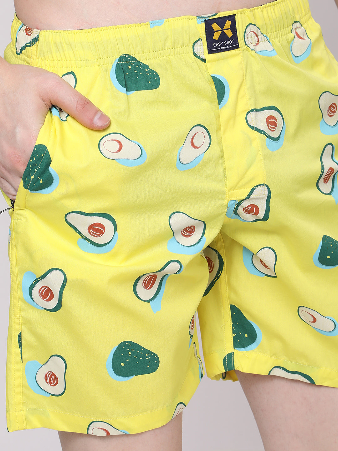 Men's 100% Cotton Lounge Boxers