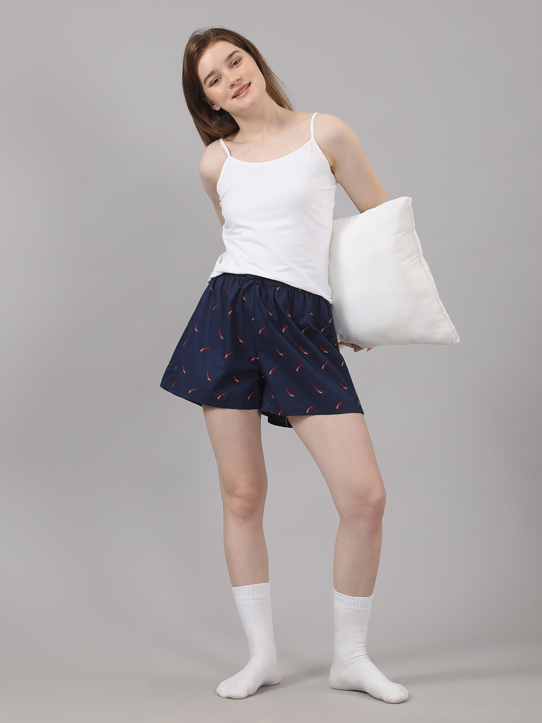 Women's 100% Cotton Lounge Boxers