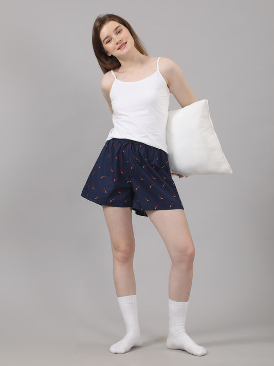Women's 100% Cotton Lounge Boxers