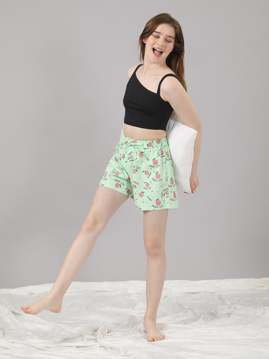 Women's 100% Cotton Lounge Boxers