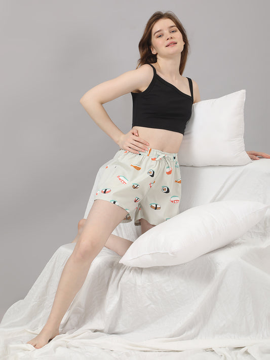 Women's 100% Cotton Lounge Boxers