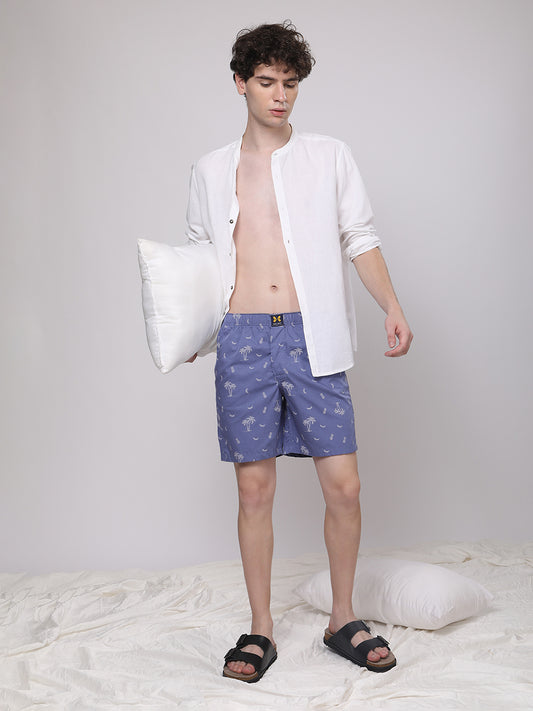 Men's 100% Cotton Lounge Boxers