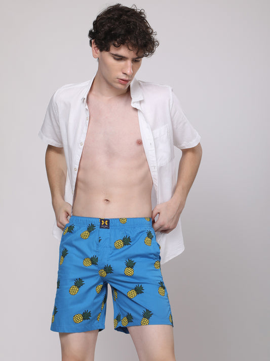 Men's 100% Cotton Lounge Boxers
