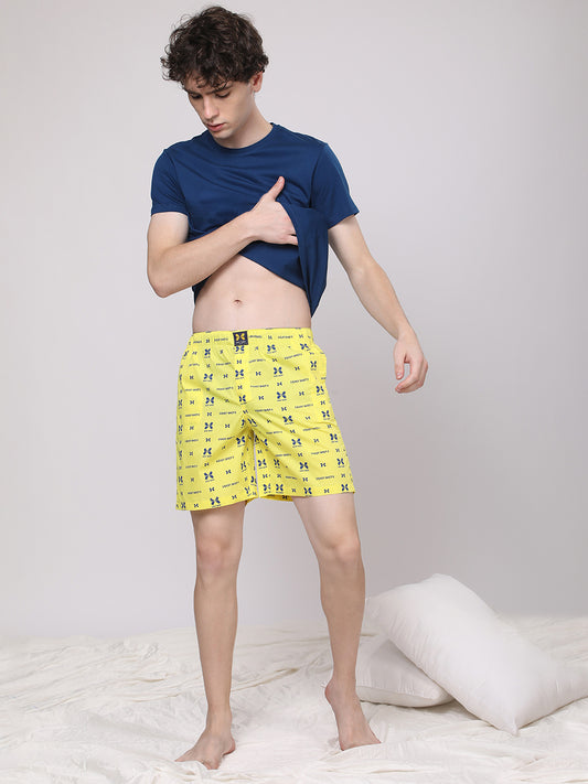 Men's 100% Cotton Lounge Boxers