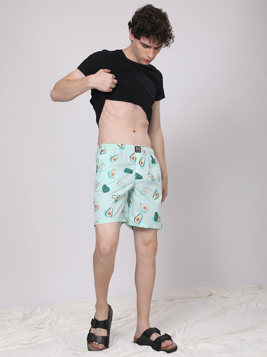 Men's 100% Cotton Lounge Boxers