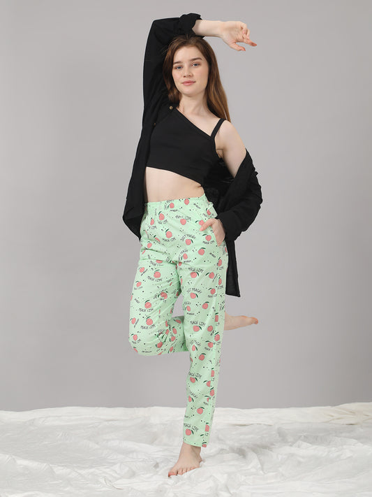 Women's 100% Cotton Lounge Pyjama