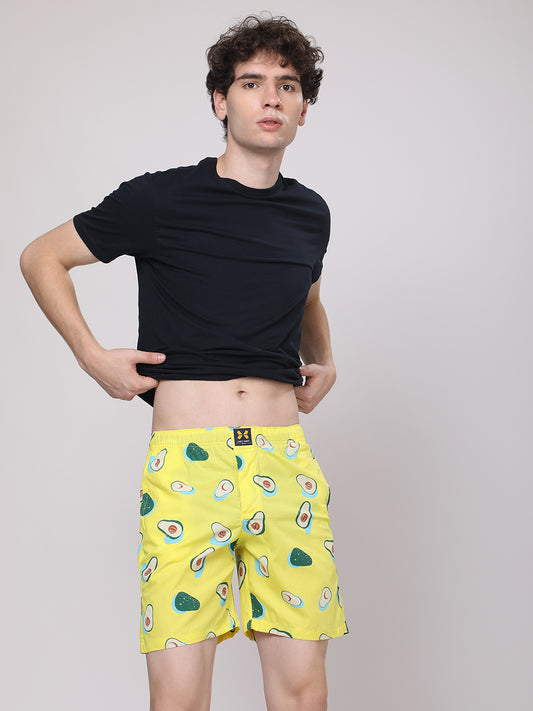 Men's 100% Cotton Lounge Boxers