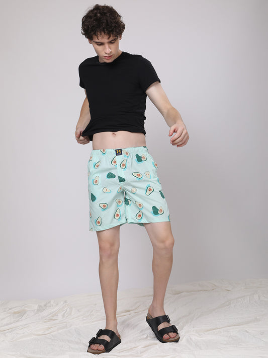 Men's 100% Cotton Lounge Boxers