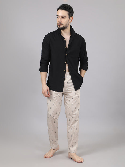 Men's 100% Cotton Lounge Pyjama