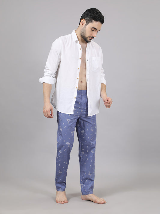 Men's 100% Cotton Lounge Pyjama