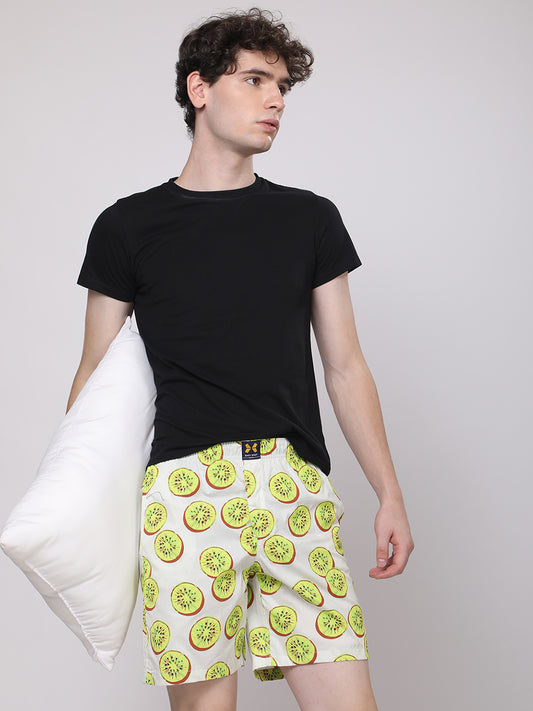 Men's 100% Cotton Lounge Boxers