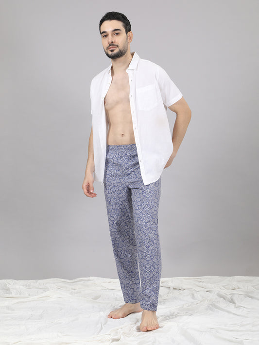 Men's 100% Cotton Lounge Pyjama