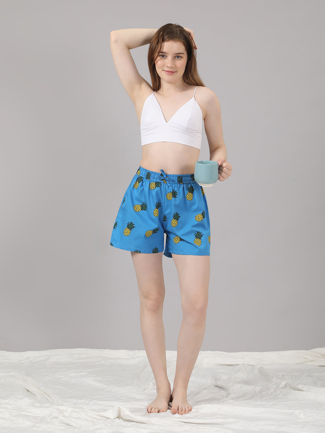 Women's 100% Cotton Lounge Boxers